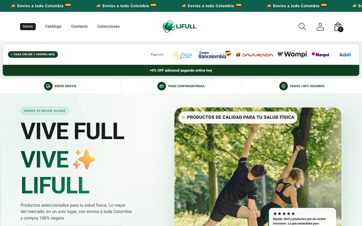 Lifull Store — proyecto desarrollado por INTEGRADAV
